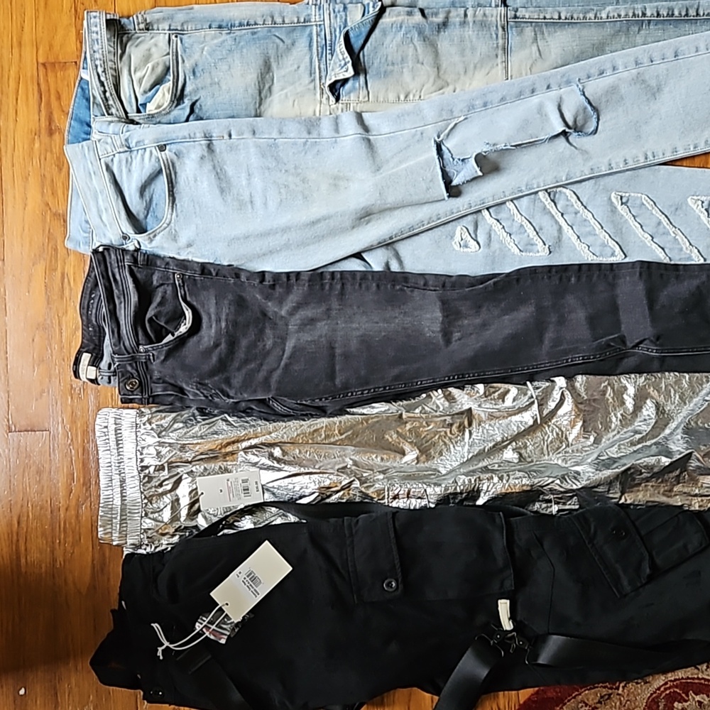 Designer Inspired Pants Lot - 5 Pairs